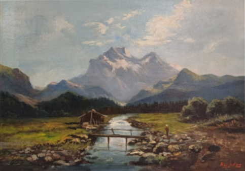 paysage de montagne après restauration